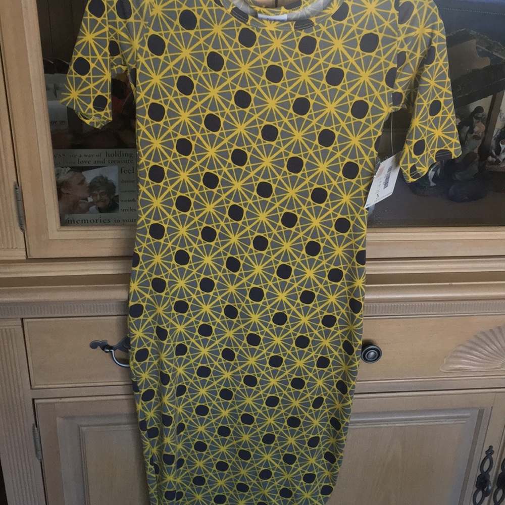 LuLaRoe Julia dress XXS NWT